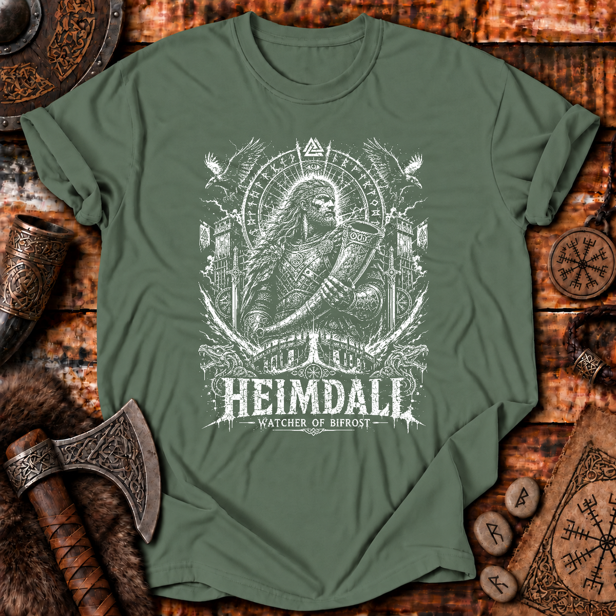Heimdall Guardian Of Asgard T-Shirt