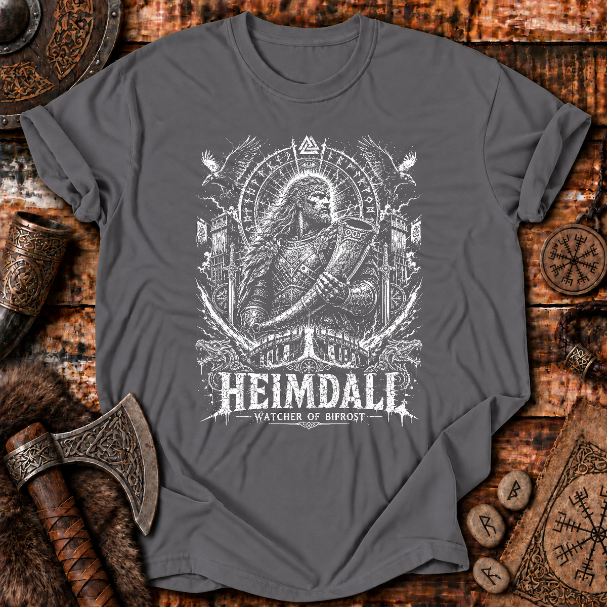 Heimdall Guardian Of Asgard T-Shirt