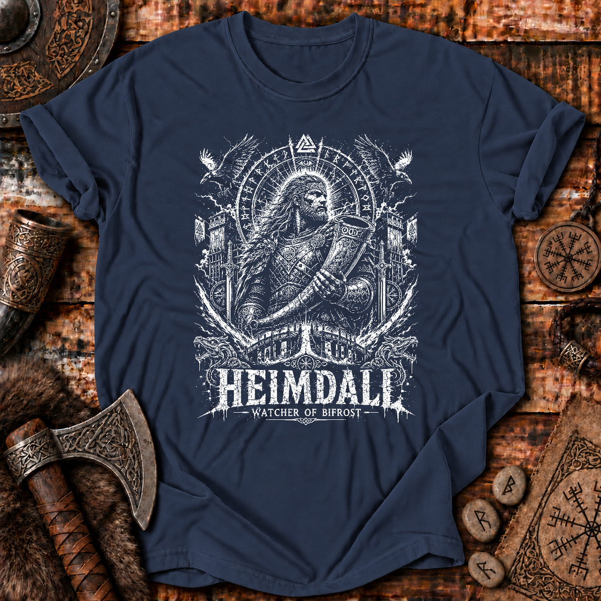 Heimdall Guardian Of Asgard T-Shirt