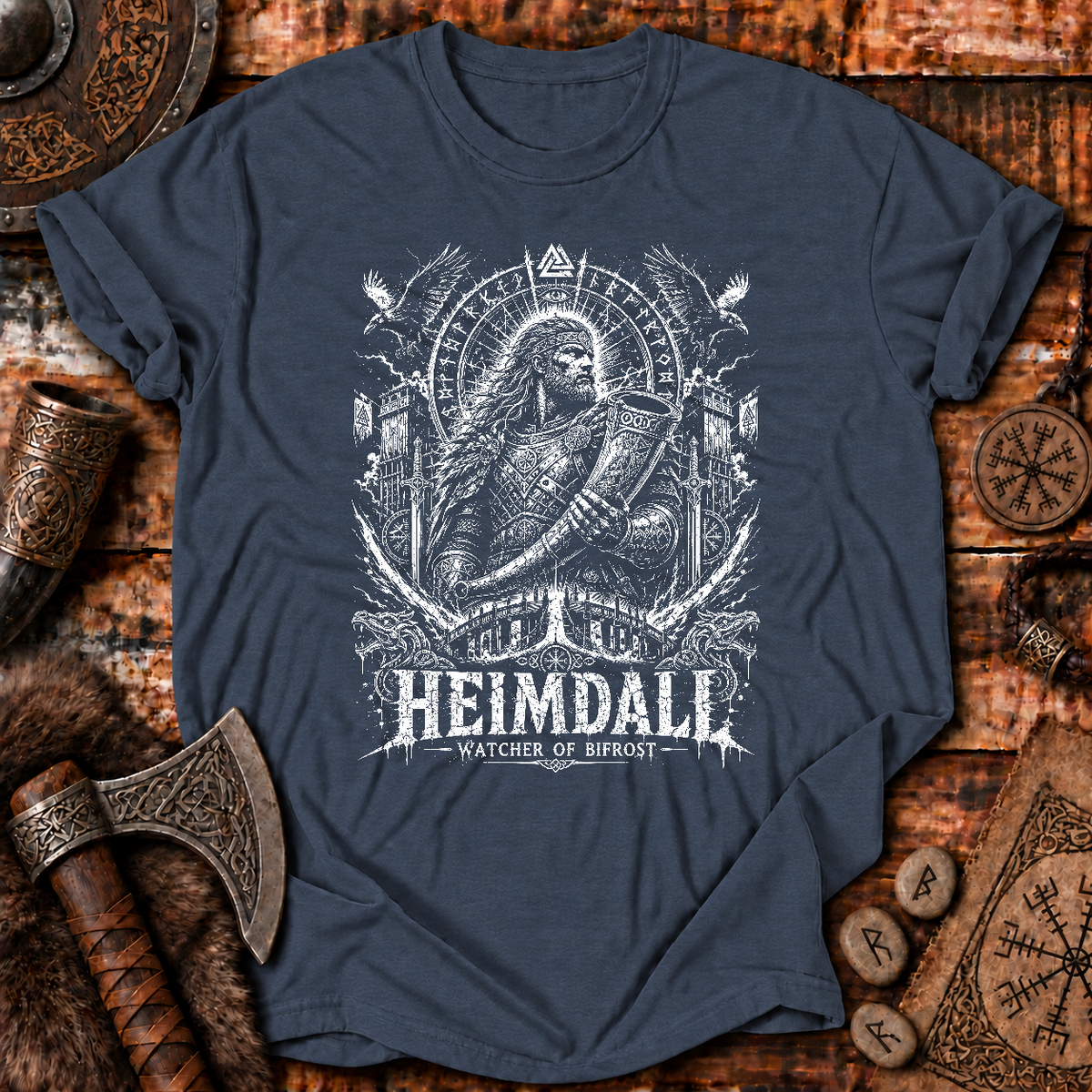 Heimdall Guardian Of Asgard T-Shirt