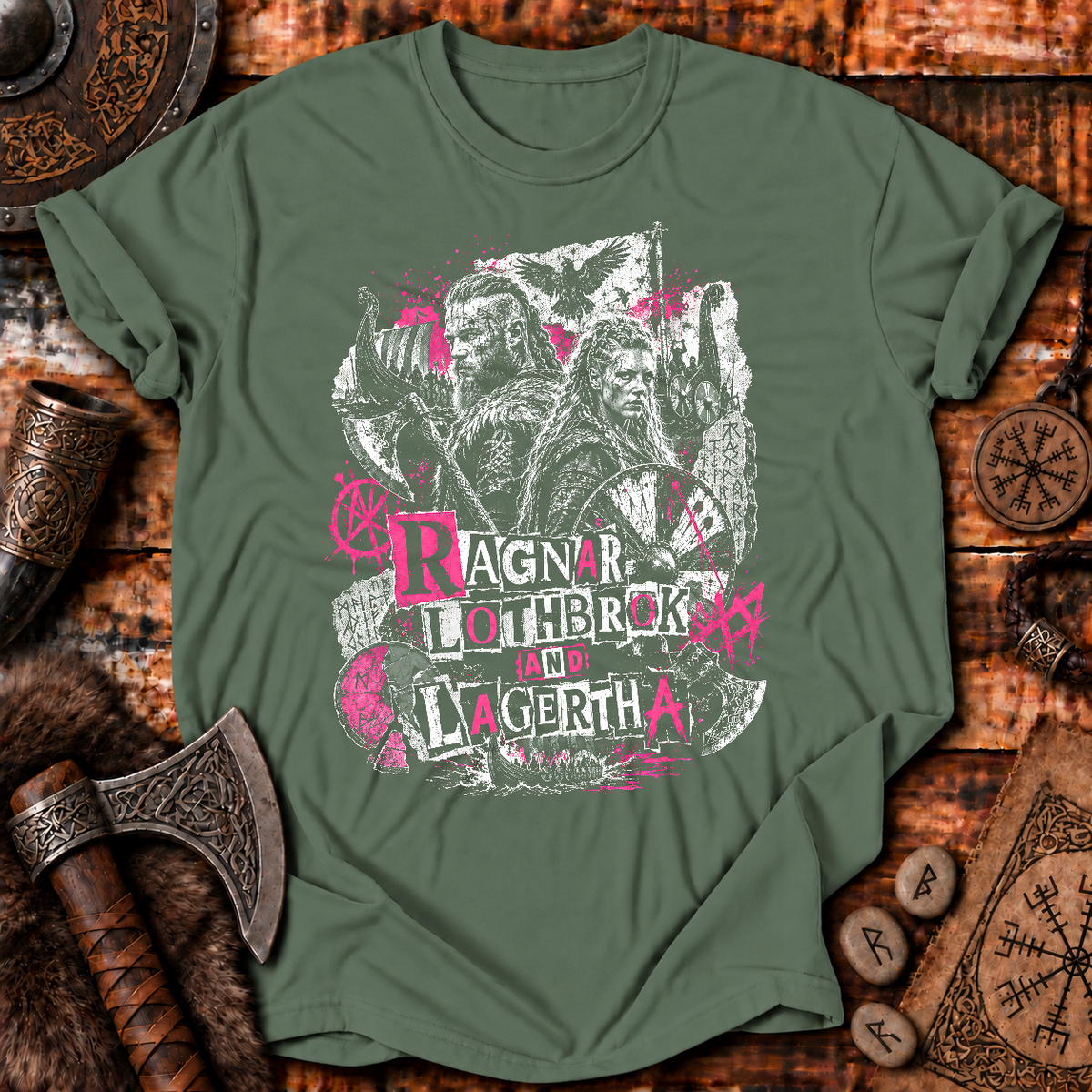 Ragnar And Lagertha T-Shirt