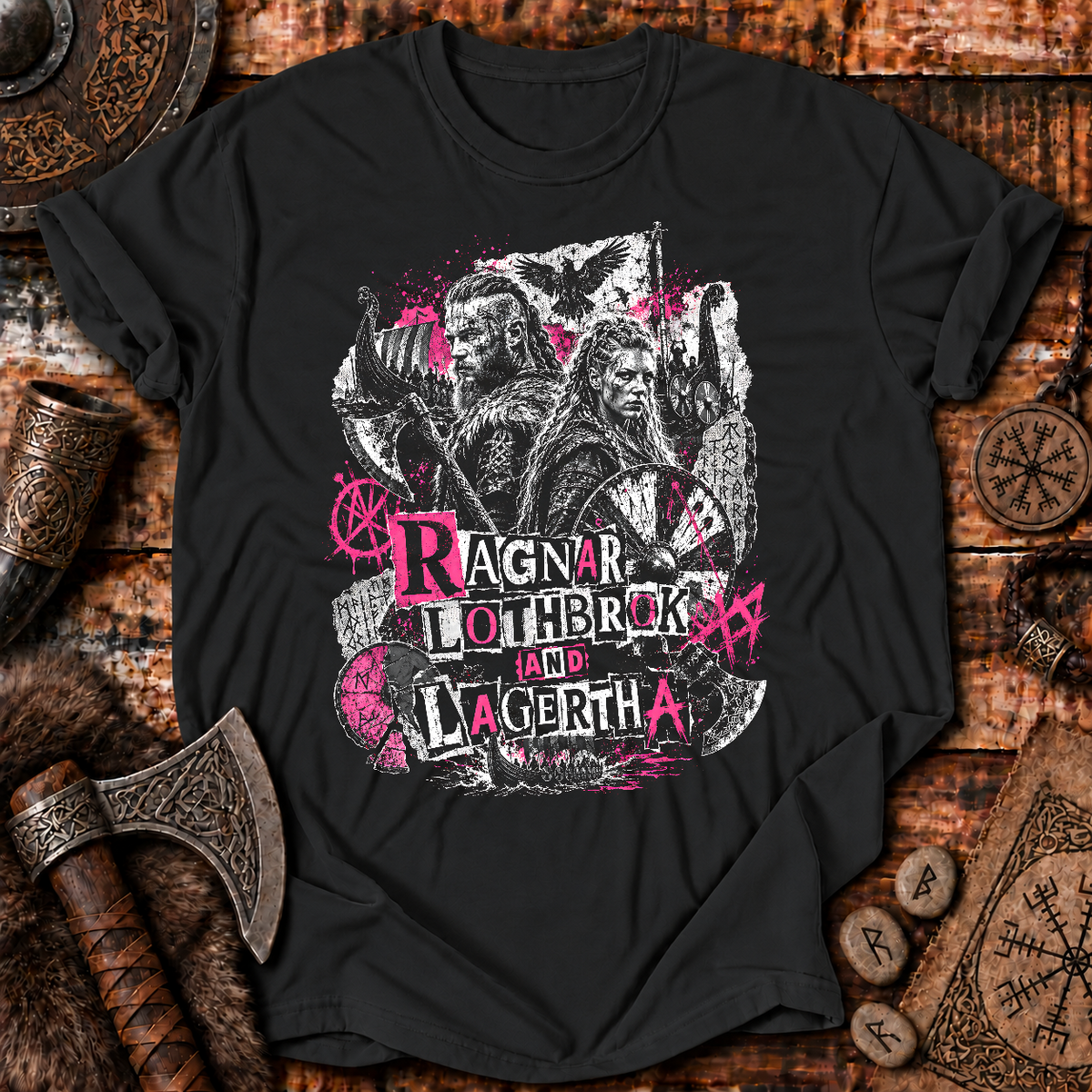 Ragnar And Lagertha T-Shirt