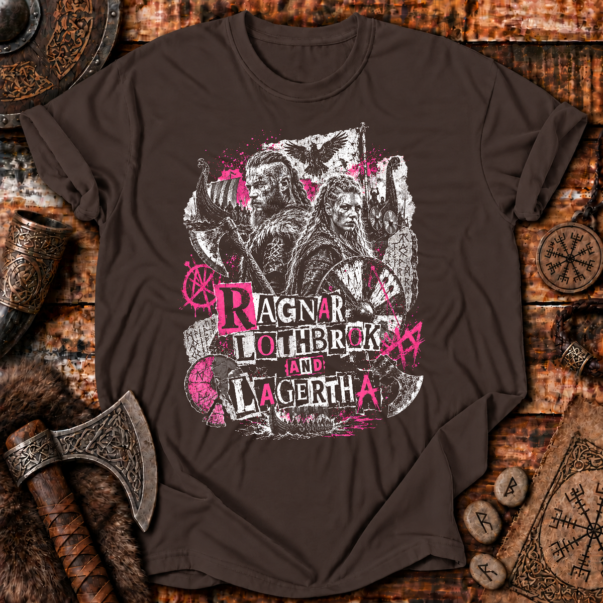 Ragnar And Lagertha T-Shirt