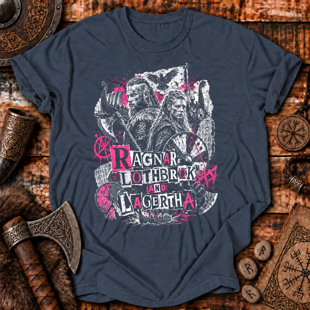 Ragnar And Lagertha T-Shirt