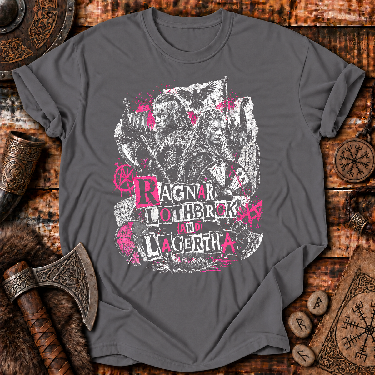 Ragnar And Lagertha T-Shirt