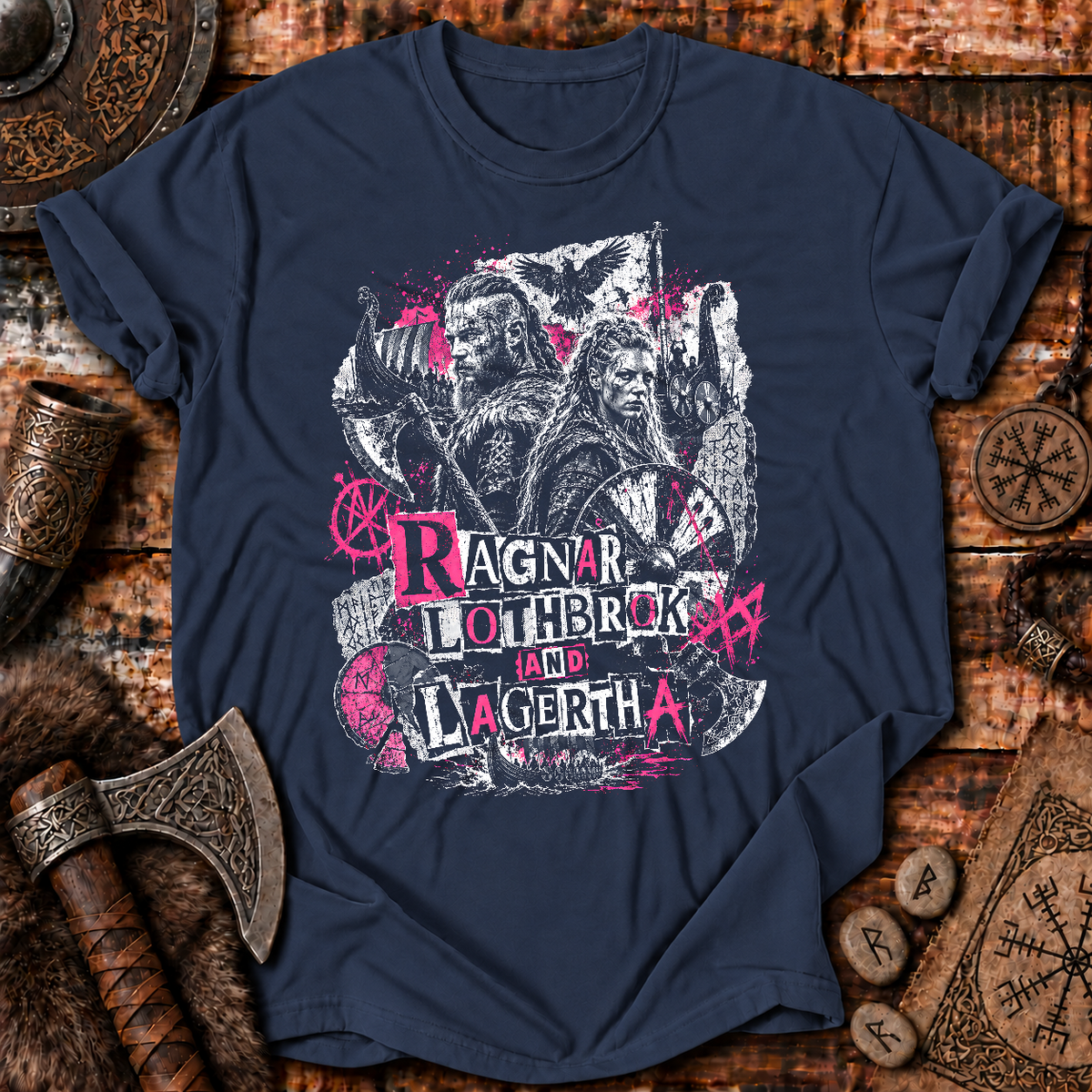 Ragnar And Lagertha T-Shirt