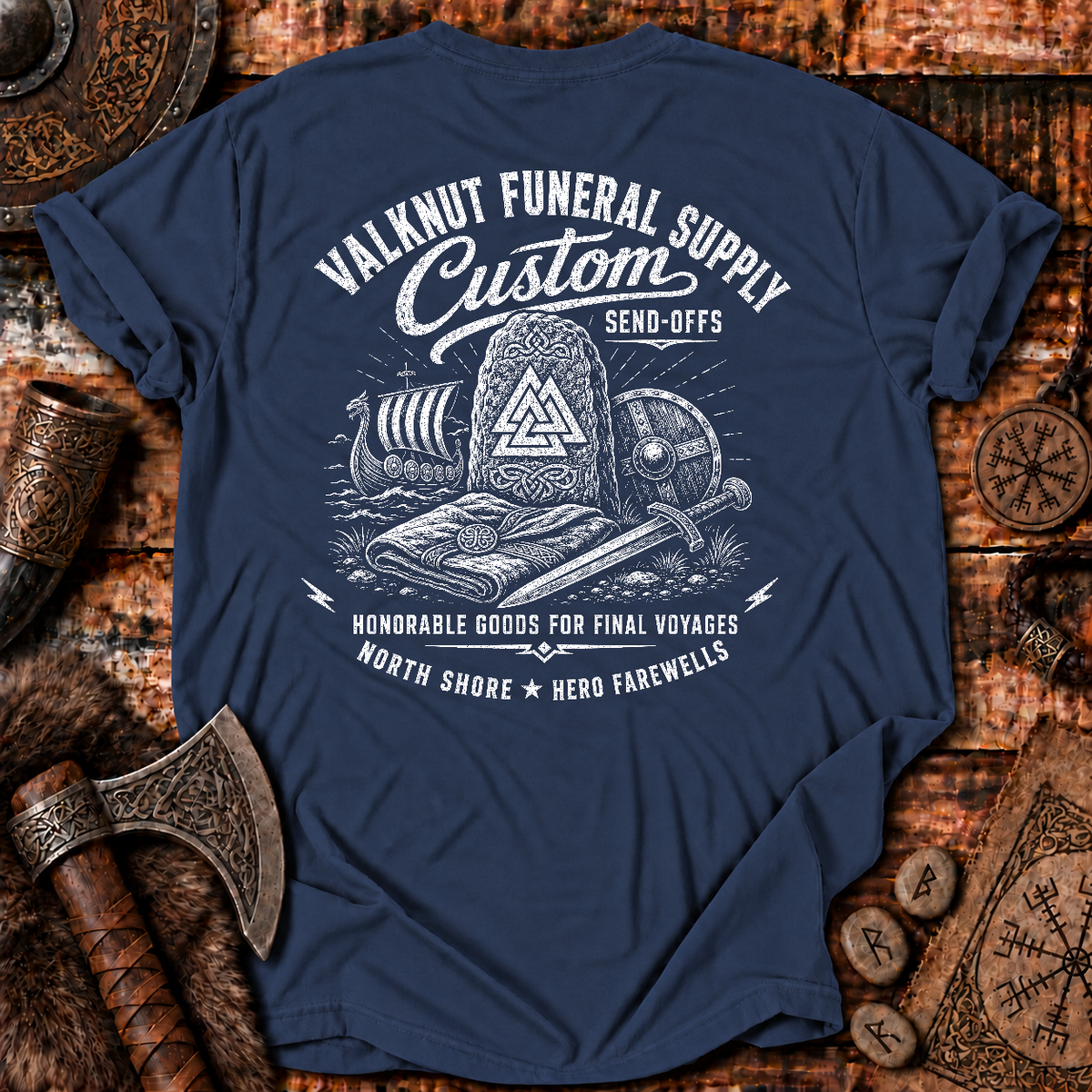 Valknut Funeral Supply T‑Shirt