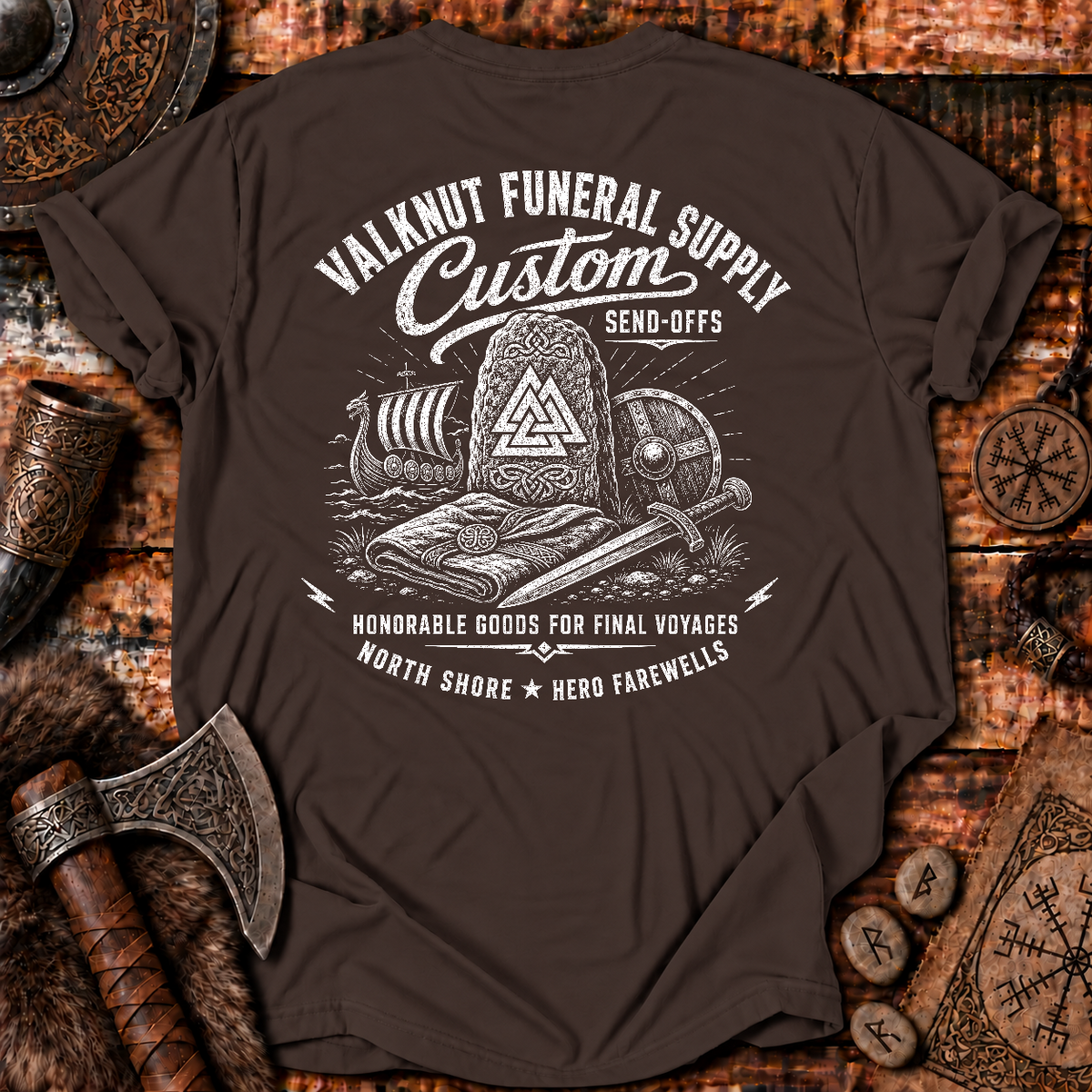Valknut Funeral Supply T‑Shirt