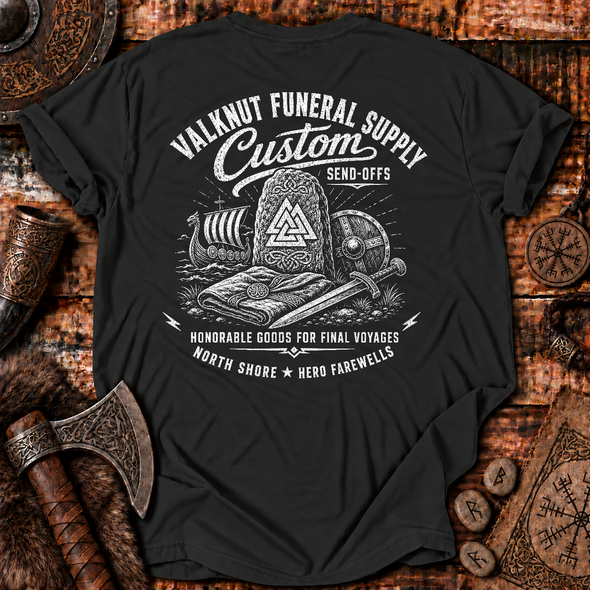 Valknut Funeral Supply T‑Shirt