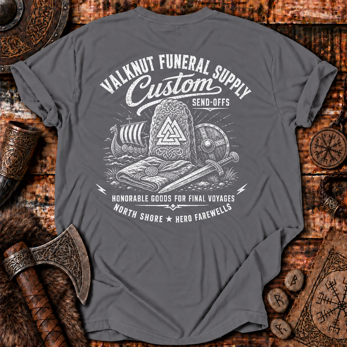 Valknut Funeral Supply T‑Shirt