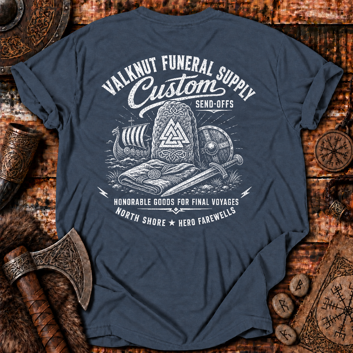Valknut Funeral Supply T‑Shirt