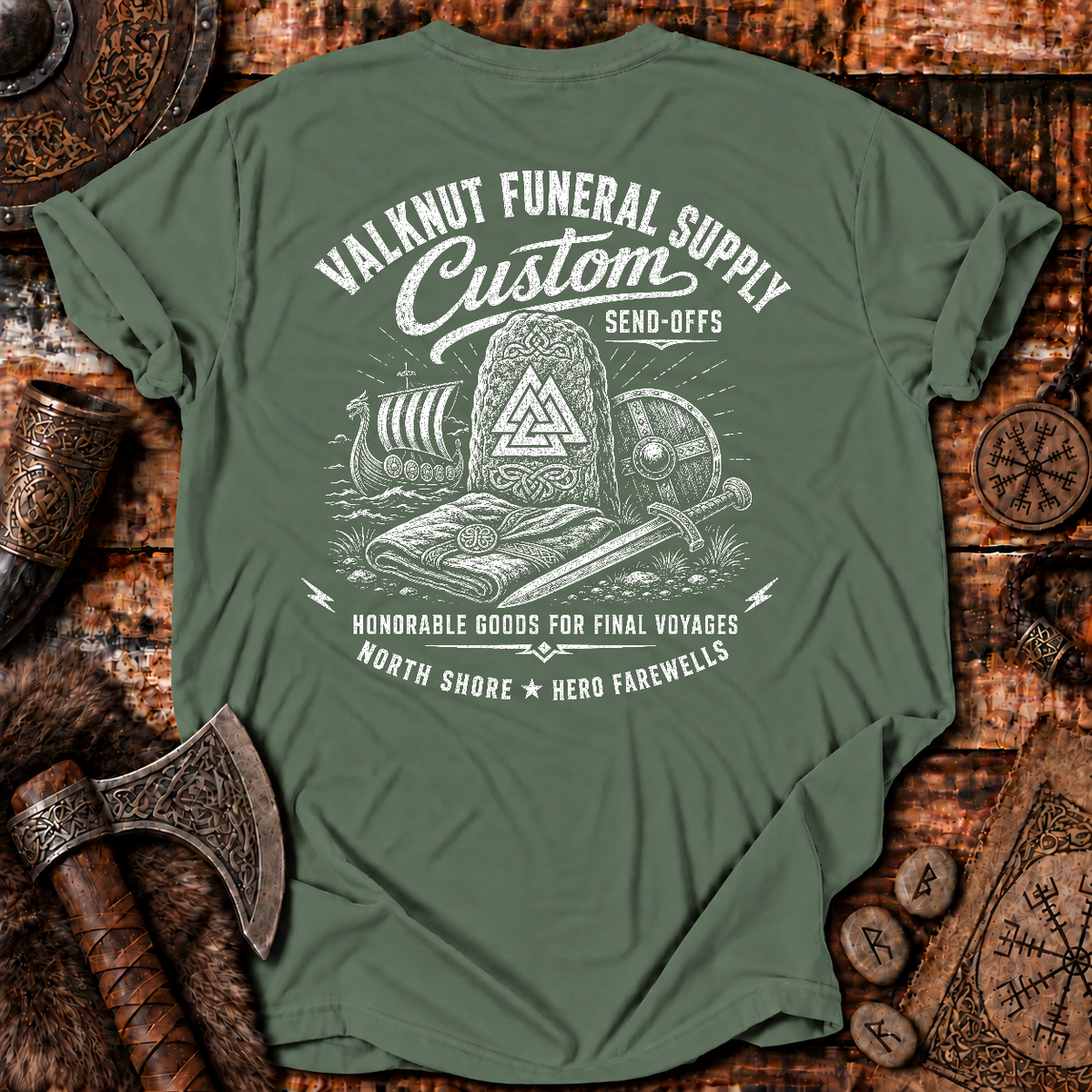 Valknut Funeral Supply T‑Shirt