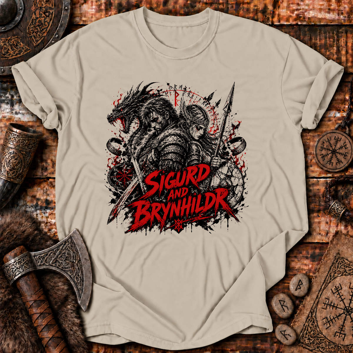 Sigurd And Brynhildr T-Shirt