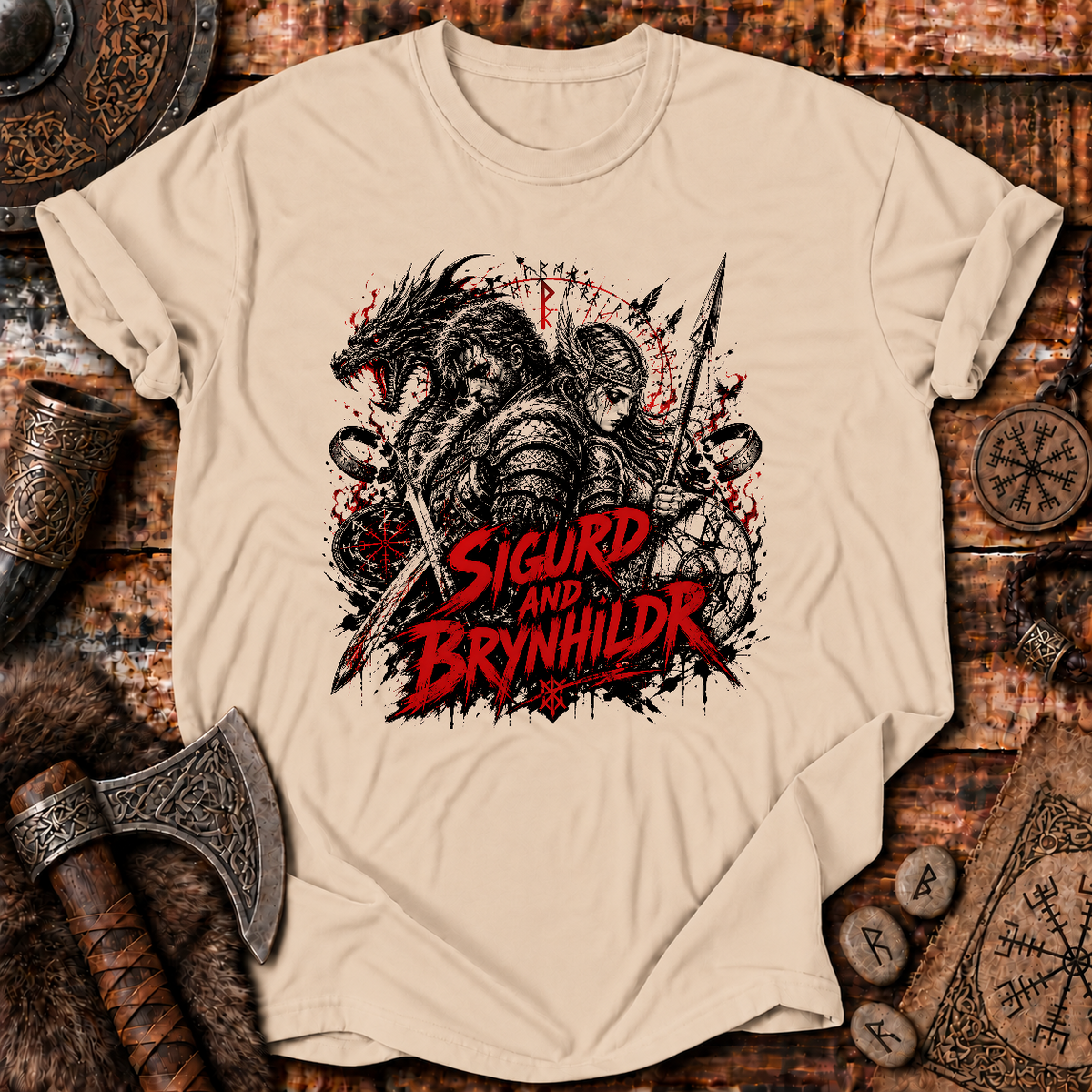 Sigurd And Brynhildr T-Shirt