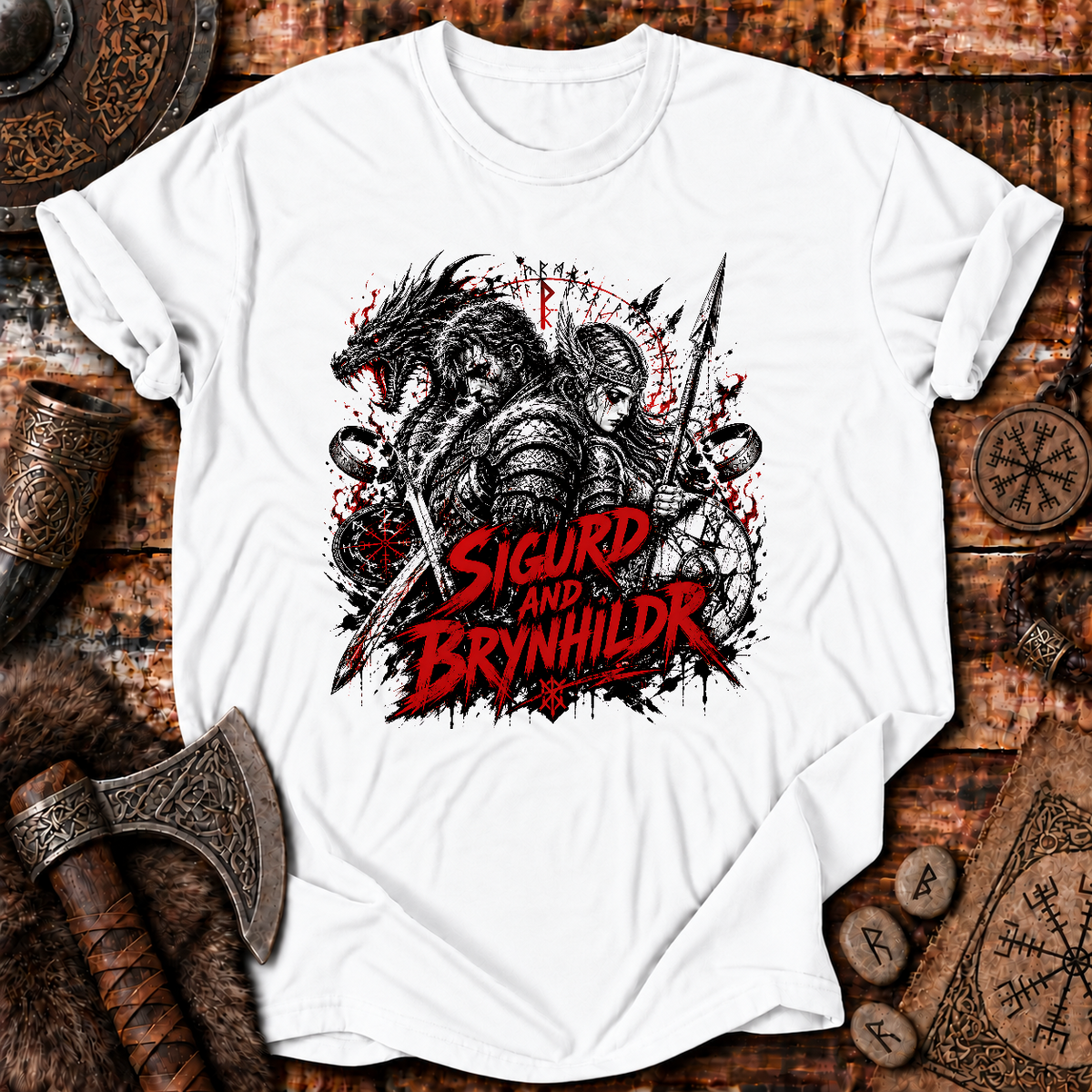 Sigurd And Brynhildr T-Shirt