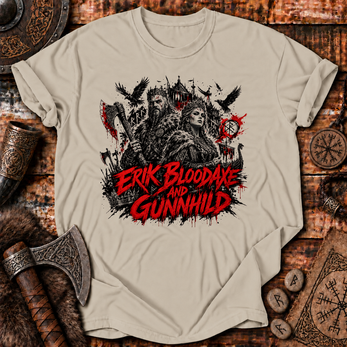 Erik Bloodaxe And Gunnhild T-Shirt