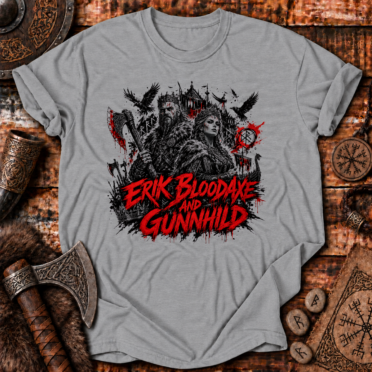 Erik Bloodaxe And Gunnhild T-Shirt
