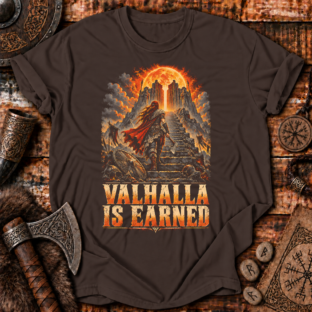 Valhalla Is Earned T-Shirt