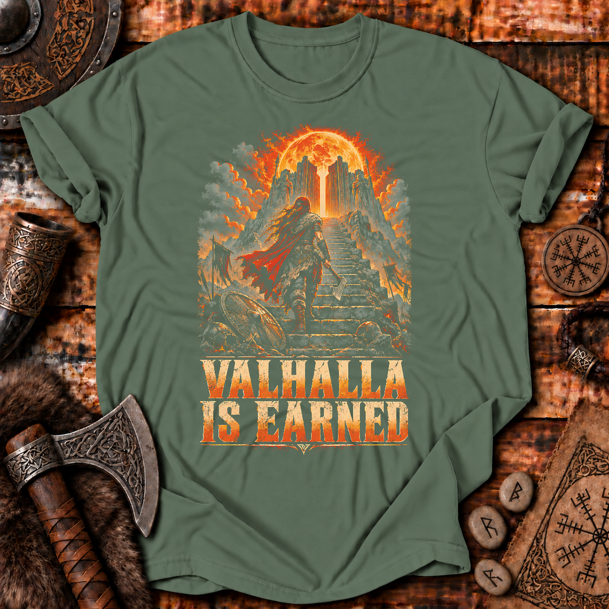 Valhalla Is Earned T-Shirt