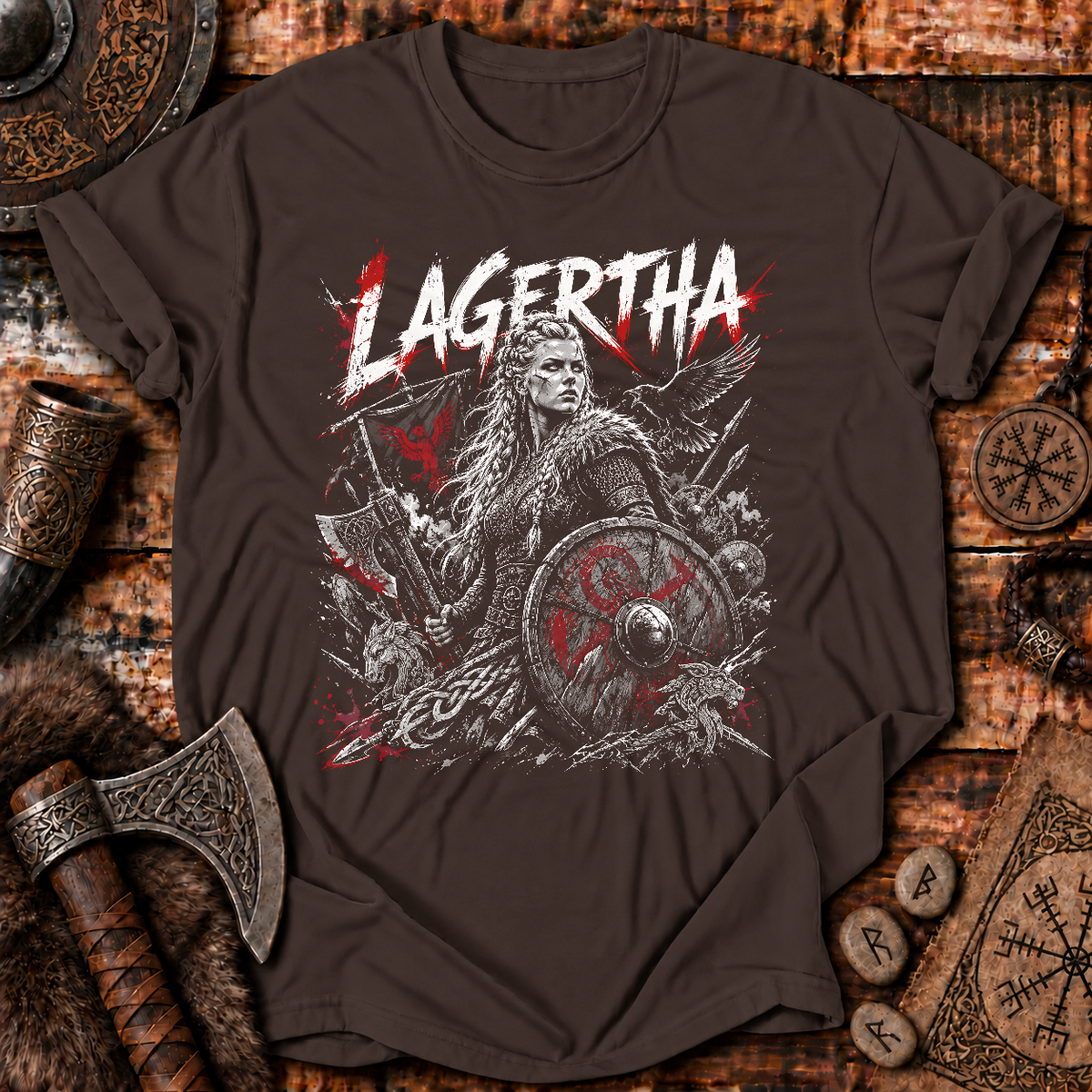 Lagertha Viking Shieldmaiden T-Shirt