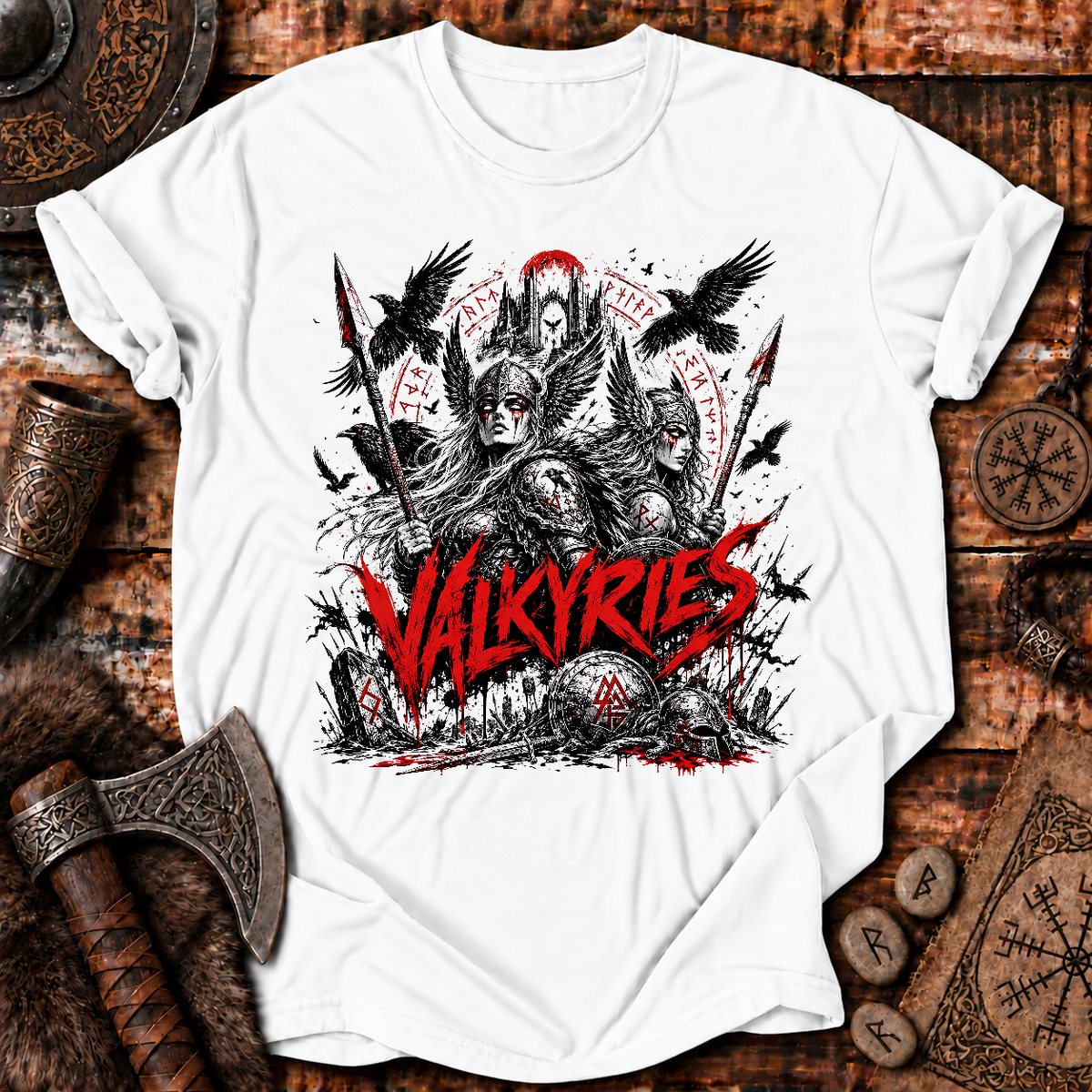 Valkyries Norse Goddesses T-Shirt