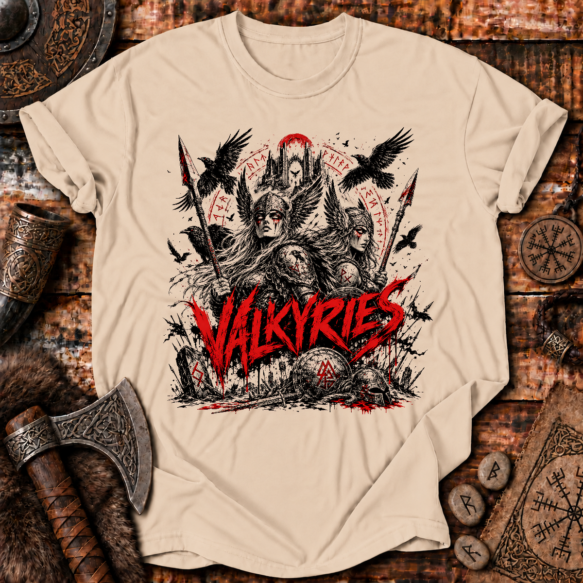 Valkyries Norse Goddesses T-Shirt