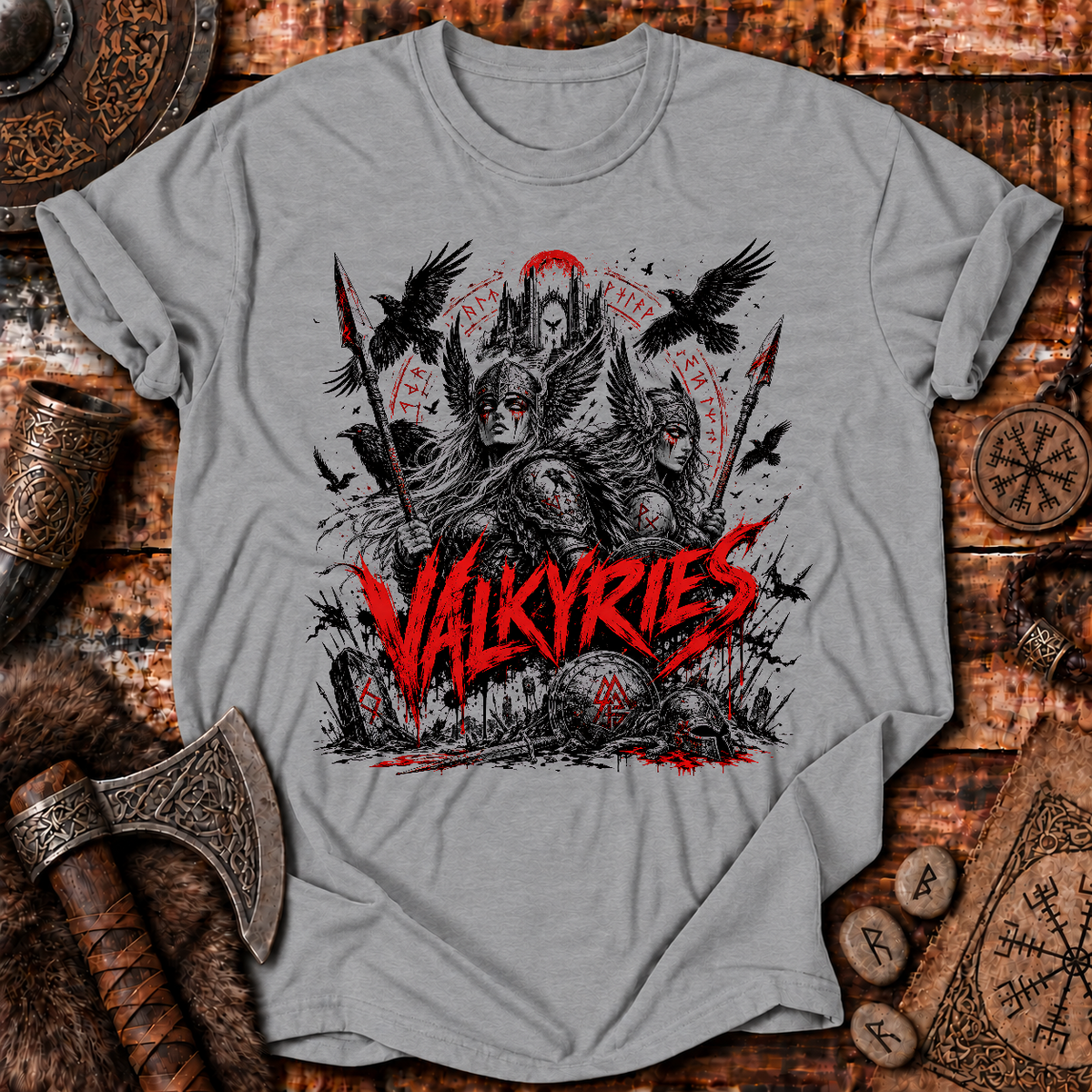 Valkyries Norse Goddesses T-Shirt