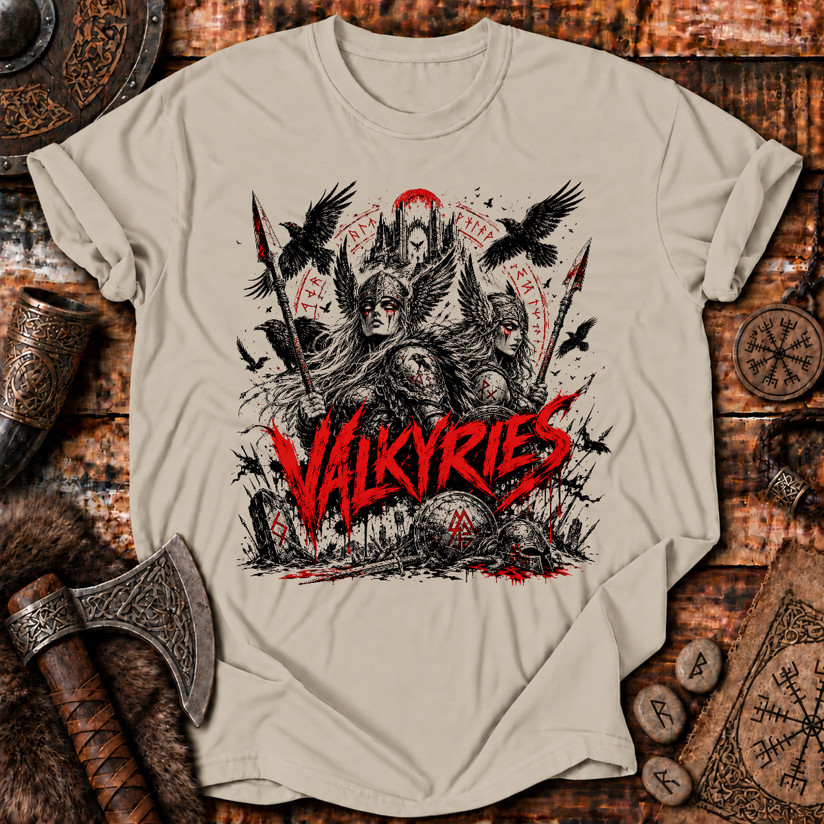 Valkyries Norse Goddesses T-Shirt