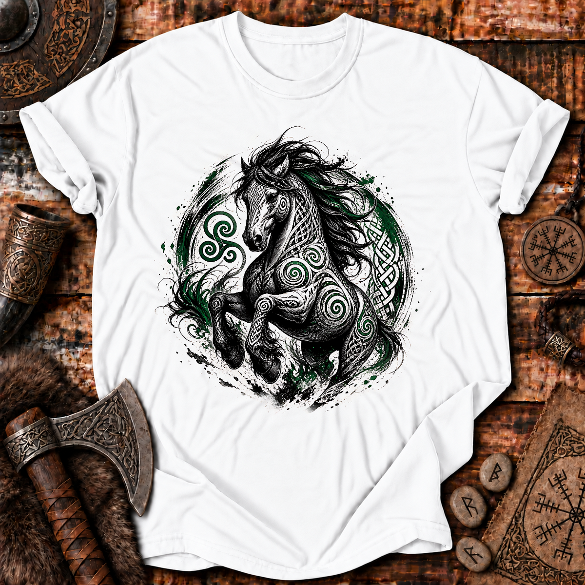 Celtic Rearing Horse T-Shirt