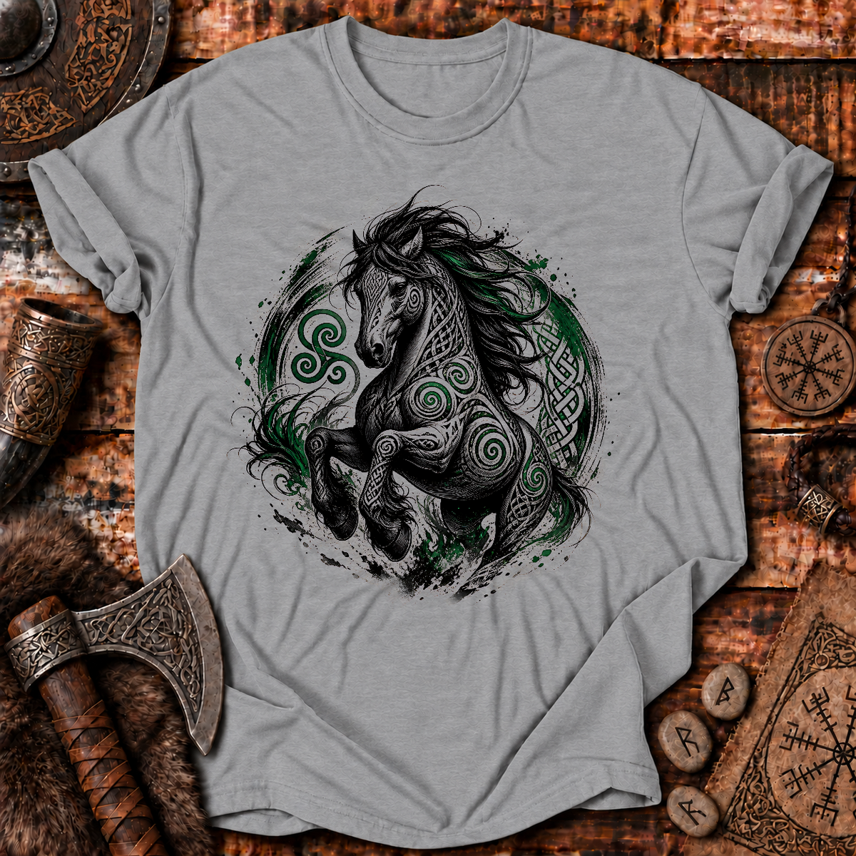 Celtic Rearing Horse T-Shirt