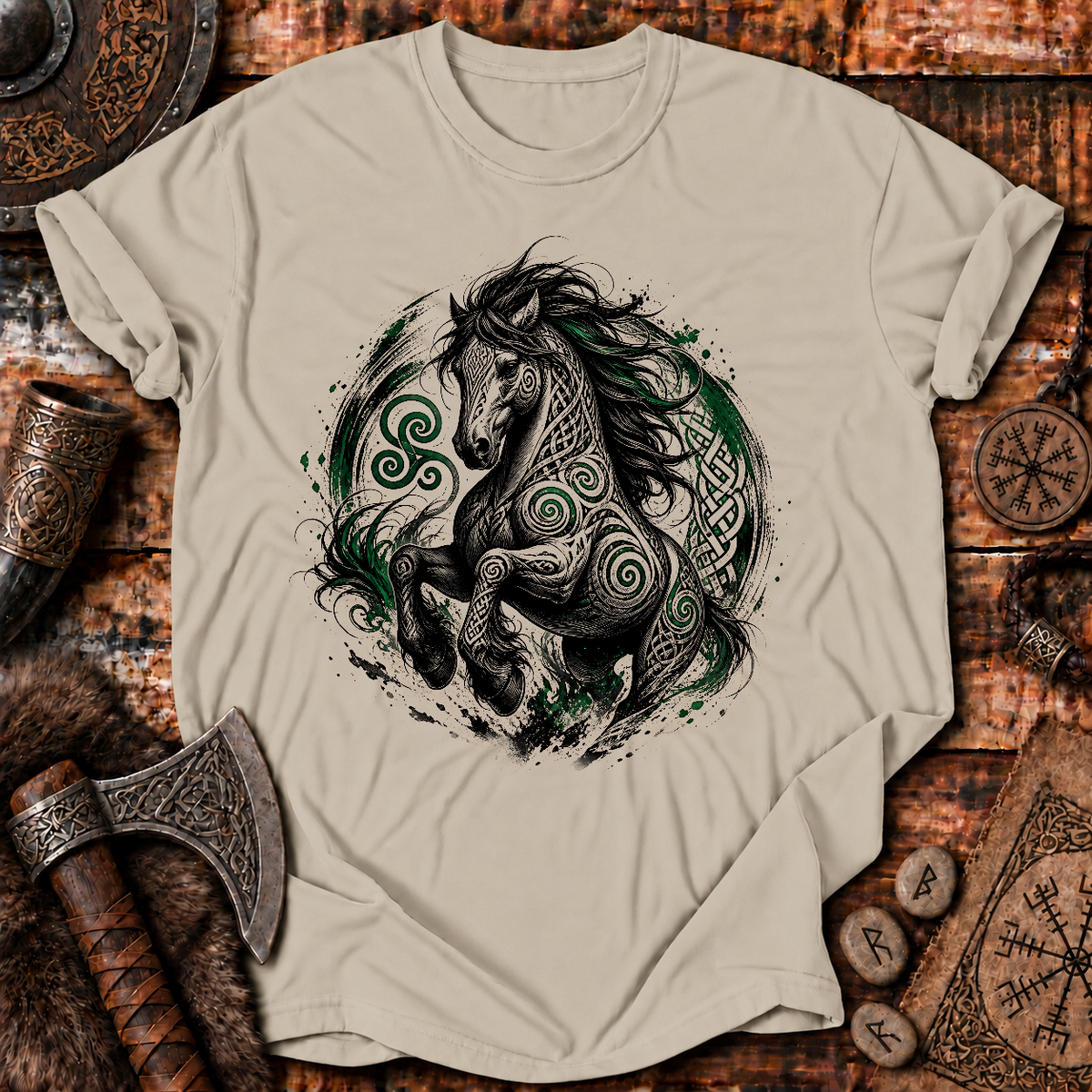 Celtic Rearing Horse T-Shirt