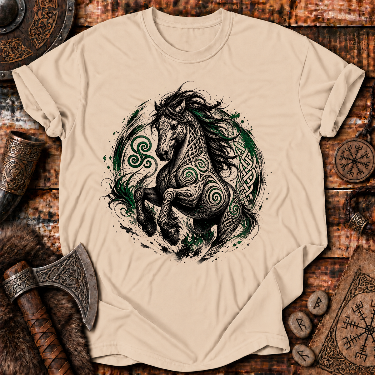 Celtic Rearing Horse T-Shirt