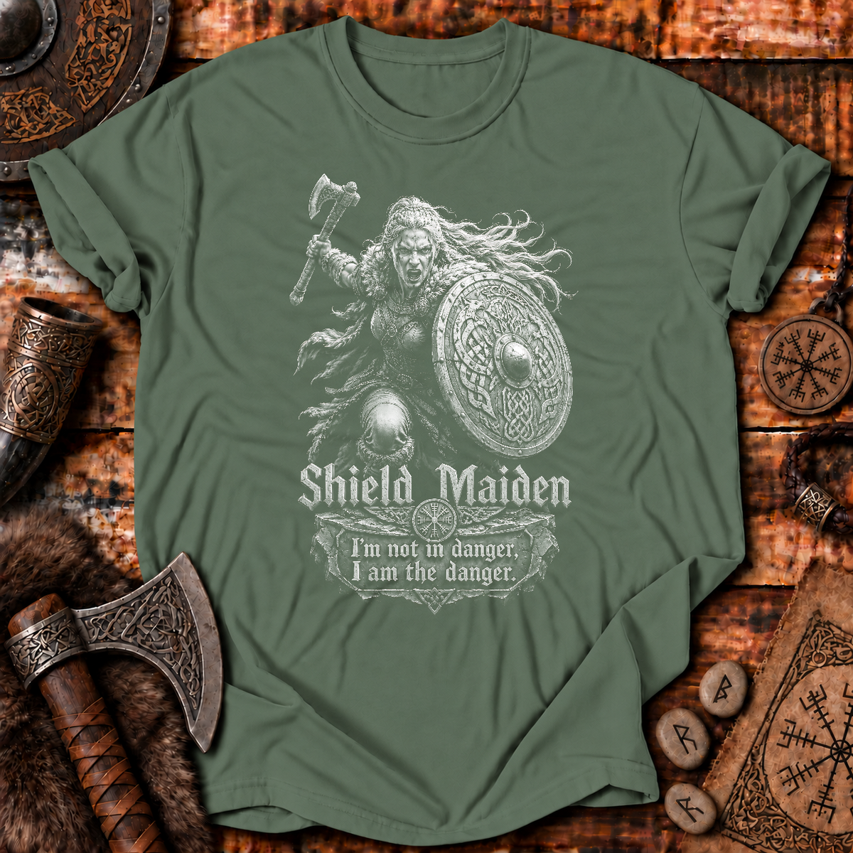 Shieldmaiden I Am The Danger T-Shirt